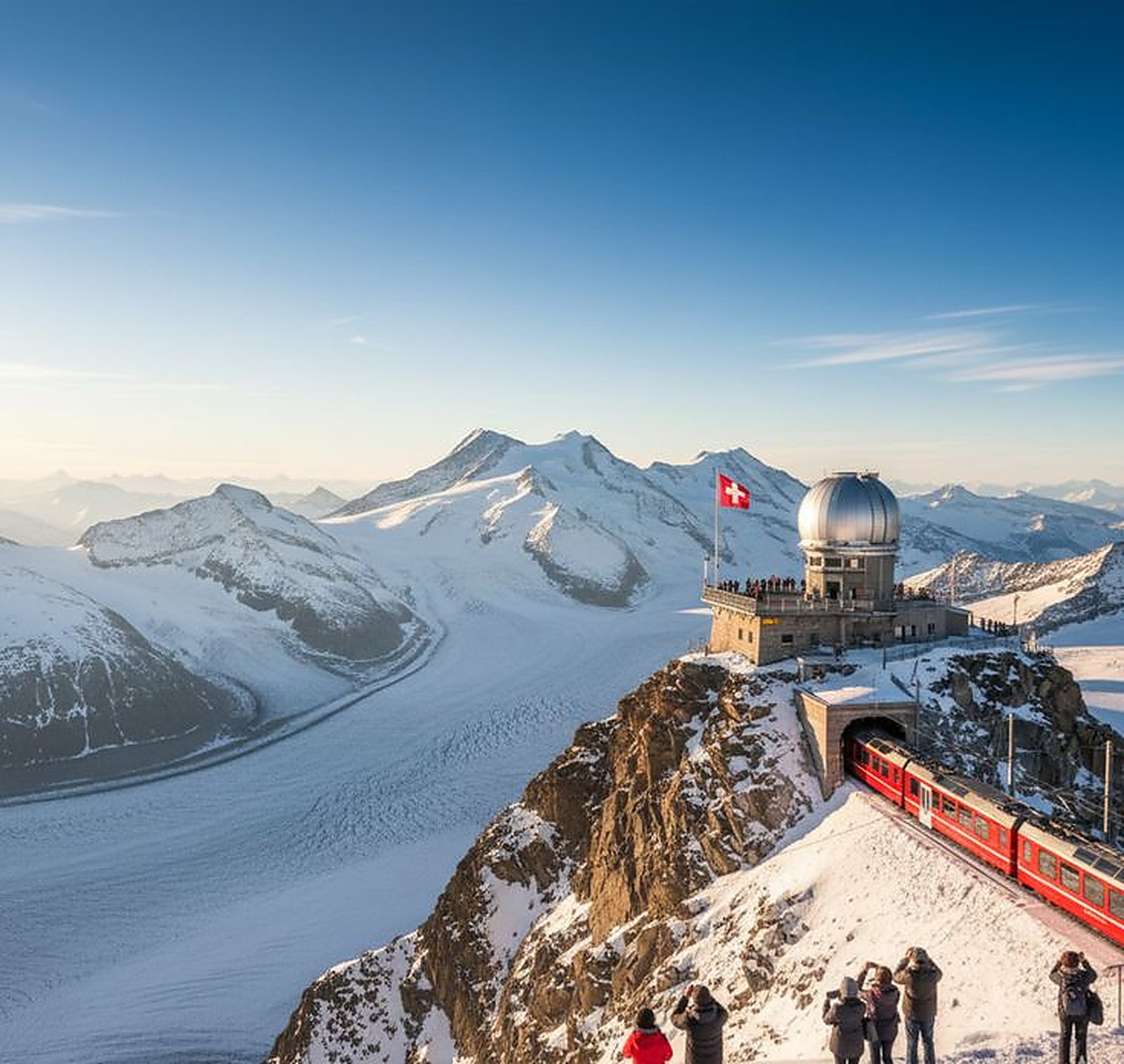 Jungfraujoch alpine railway
