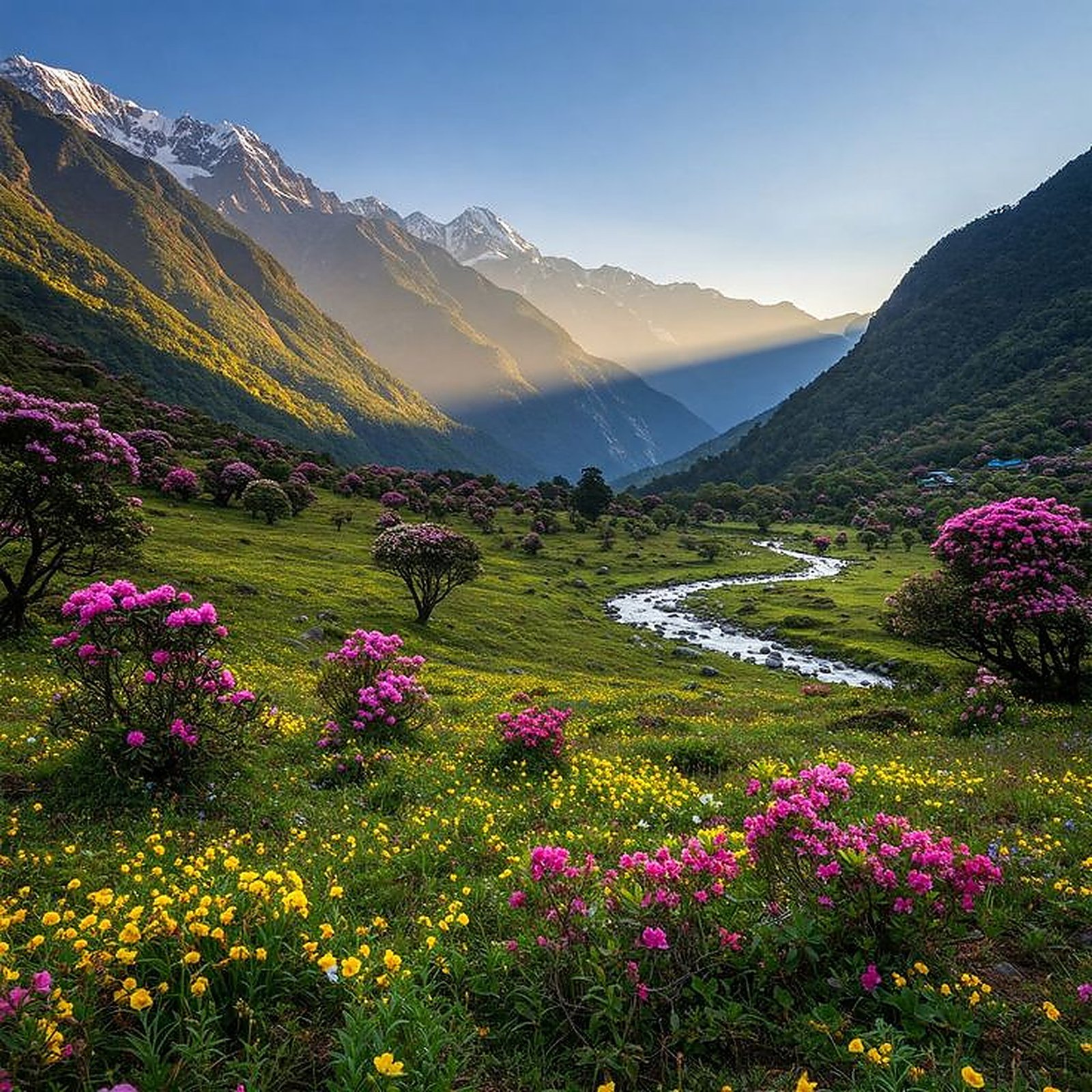 Yumthang Valley Of Flowers Sikkim